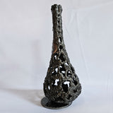 Bouteille Champagne Prince 17-24 - Sculpture dentelle métal acier et bronze