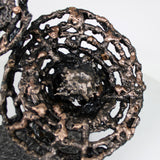 Fleur 39-23 - Sculpture fleur dentelle métal acier et bronze