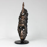 Masque Africain Lundi 41-23- Sculpture metal série de 7 masques semainiers sénégal