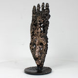 Masque Africain Samedi 46-23- Sculpture metal série de 7 masques semainiers sénégal