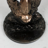 Masque Africain Dimanche 47-23- Sculpture metal série de 7 masques semainiers sénégal