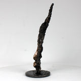 Masque Africain Dimanche 47-23- Sculpture metal série de 7 masques semainiers sénégal