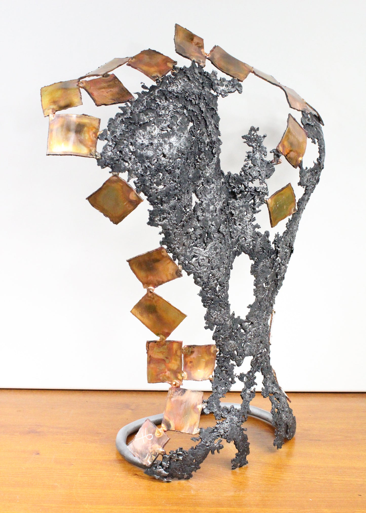 Kouros Ceylan - Sculpture Dos en Bronze et Acier - Buil