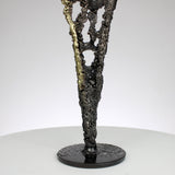 Pavarti Ultime - Sculpture dentelle métal bronze acier laiton