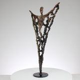 Pavarti Ultime - Sculpture dentelle métal bronze acier laiton