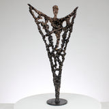 Pavarti Ultime - Sculpture dentelle métal bronze acier laiton