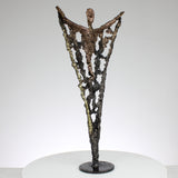 Pavarti Ultime - Sculpture dentelle métal bronze acier laiton