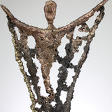Pavarti Ultime - Sculpture dentelle métal bronze acier laiton