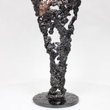 Pavarti Impromptue - Sculpture corps femme dentelle métal acier bronze