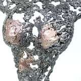 Pavarti Impromptue - Sculpture corps femme dentelle métal acier bronze