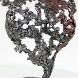 Pavarti Steppe - Sculpture corps feminin dentelle metal et patine terre