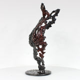 Pavarti Steppe - Sculpture corps feminin dentelle metal et patine terre