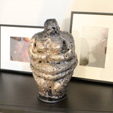 Idole differences 65-21 - Sculpture femme métal dentelle acier, bronze -  Woman metal artwork - lace steel bronze - Buil