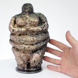 Idole differences 65-21 - Sculpture femme métal dentelle acier, bronze -  Woman metal artwork - lace steel bronze - Buil