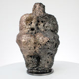 Idole differences 65-21 - Sculpture femme métal dentelle acier, bronze -  Woman metal artwork - lace steel bronze - Buil