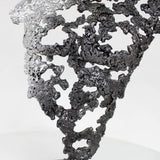 Pavarti Surfeur - Sculpture corps masculin dentelle metal et chrome