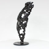 Pavarti Surfeur - Sculpture corps masculin dentelle metal et chrome