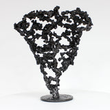 Pavarti Surfeur - Sculpture corps masculin dentelle metal et chrome