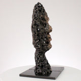 Un Roc - Sculpture tête métal dentelle acier, bronze -  Head metal artwork - lace steel bronze - Buil