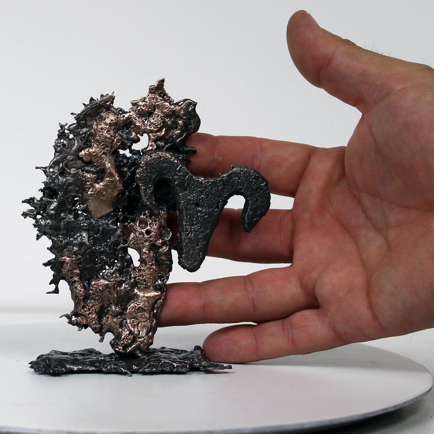 Belier 19 A3 - Signe du zodiaque astrologie - Sculpture dentelle metal bronze acier