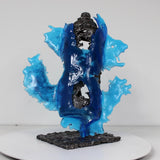 Bombe spray Bleu Mer - Sculpture pop art bombe spray en acier et verre - Buil