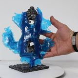 Bombe spray Bleu Mer - Sculpture pop art bombe spray en acier et verre - Buil