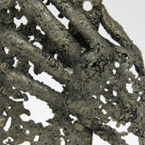 Urban art hand - Sculpture main sur poutre en dentelle d'acier - Buil
