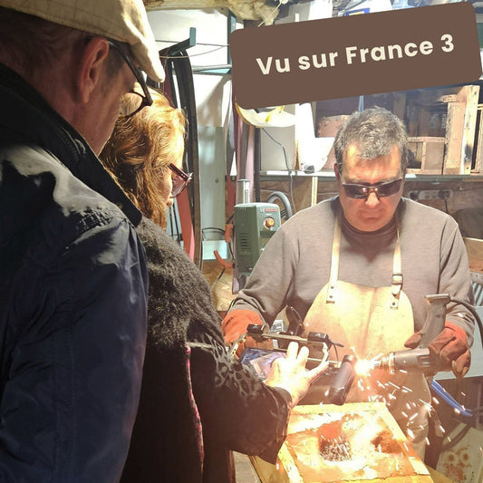 Philippe Buil au JT de France 3 : immersion dans mon atelier de sculpture en dentelle de métal