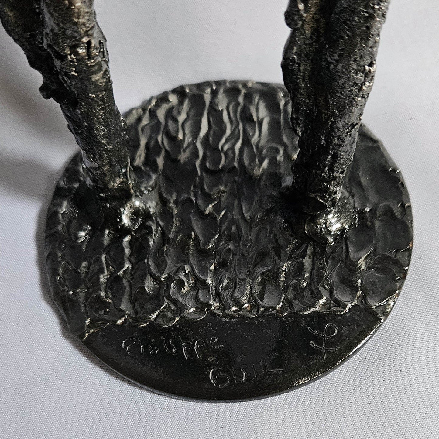 Duo de muses 12-24 - Sculpture femmes métal Bronze et Acier