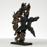 Gémeaux 18-3 - Signe du zodiaque astrologie - Sculpture dentelle metal bronze acier
