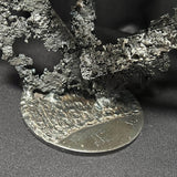 Signature de l'artiste Philippe Buil sur la sculpture Les Carrés du Secret