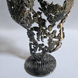 Pavarti Dansante - Sculpture corps femme dentelle metal acier bronze