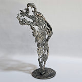 Pavarti Dansante - Sculpture corps femme dentelle metal acier bronze