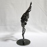 Pavarti Avis - Sculpture corps femme dentelle metal acier bronze