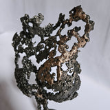 Pavarti Avis - Sculpture corps femme dentelle metal acier bronze