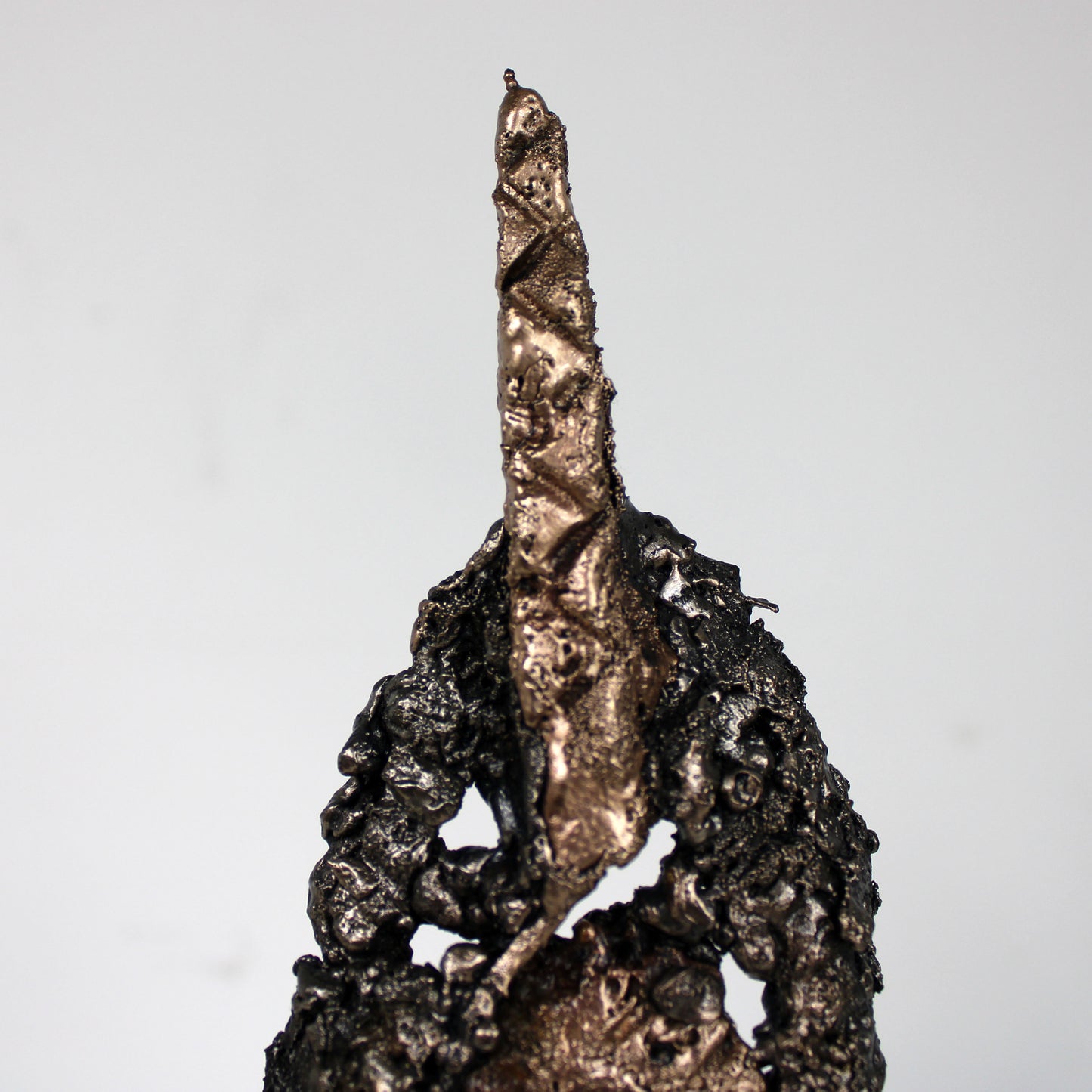 Masque Africain Lundi 41-23- Sculpture metal série de 7 masques semainiers sénégal