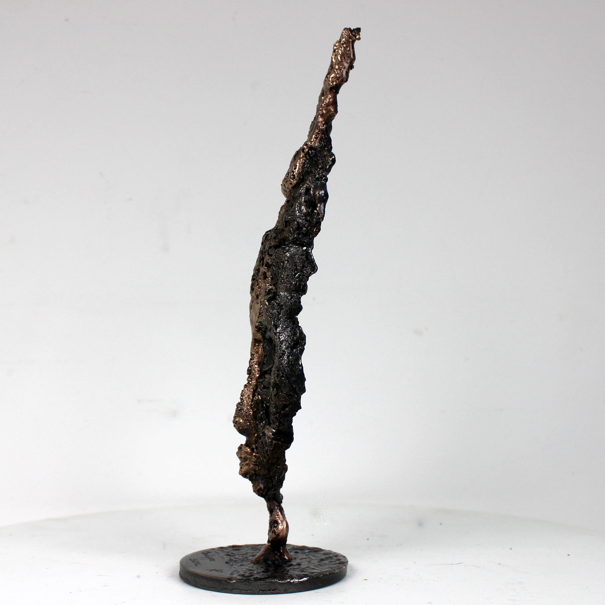 Masque Africain Mardi 42-23- Sculpture metal série de 7 masques semainiers sénégal