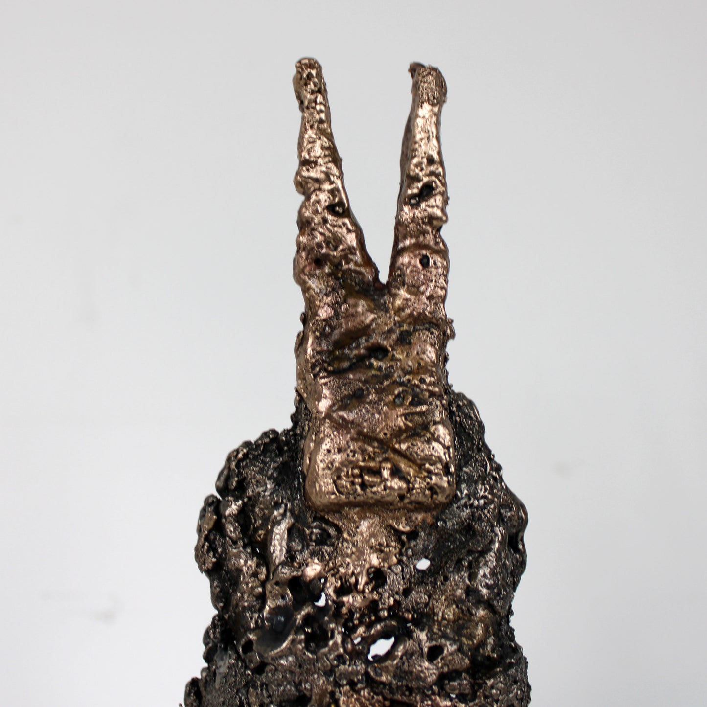 Masque Africain Mardi 42-23- Sculpture metal série de 7 masques semainiers sénégal