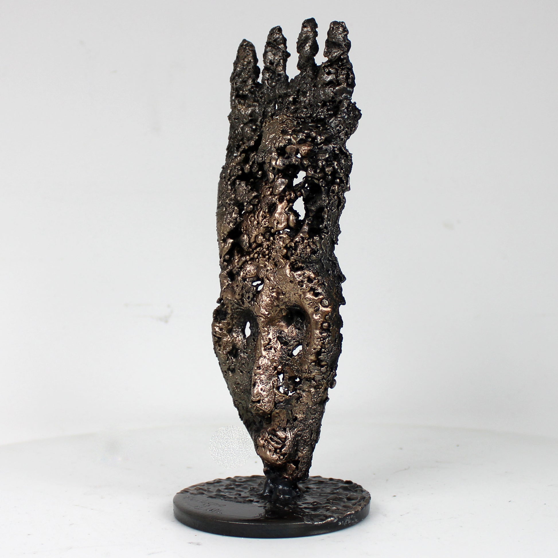 sculpture africaine diffusion lumière acier bronze