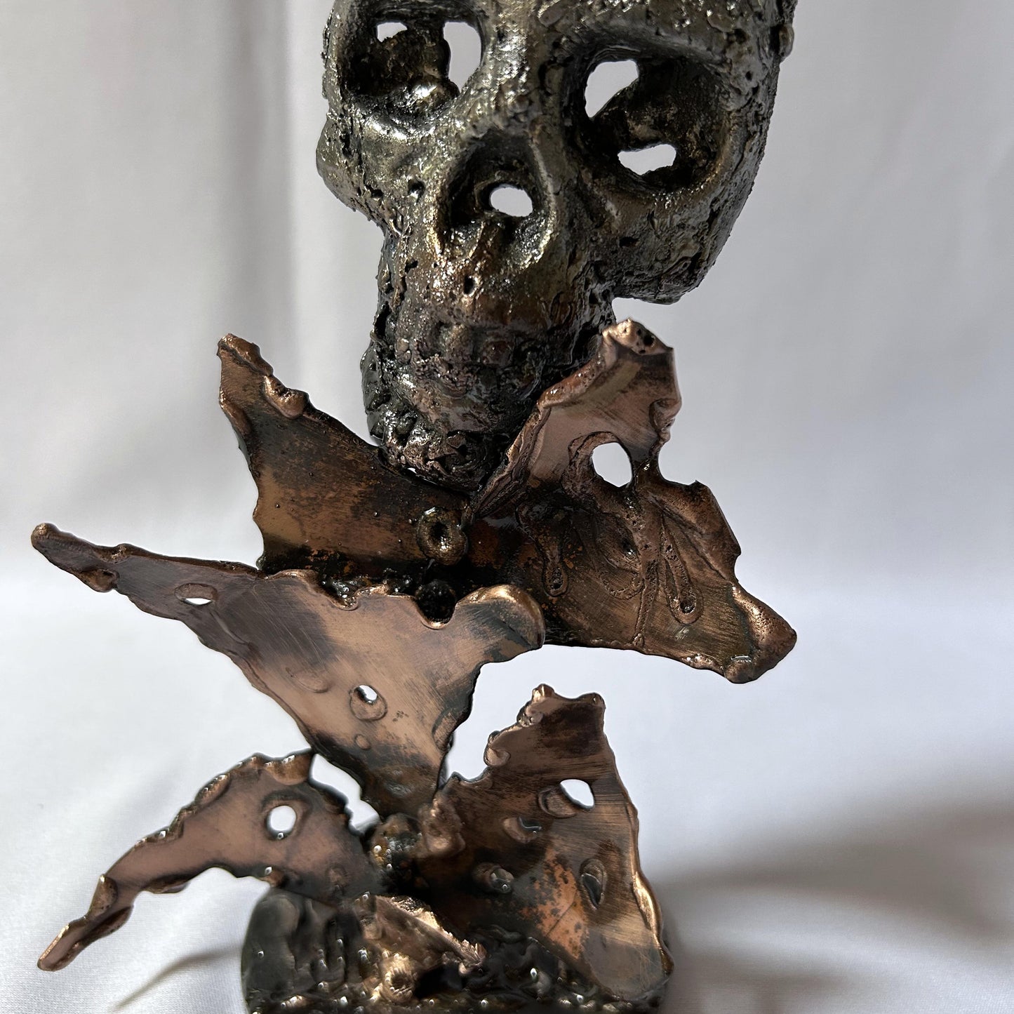 46-25-Crane-Vanite-Sculpture-tete-de-mort-acier-bronze-Vanite-art-Skull-artwork-steel-metal-Buil1