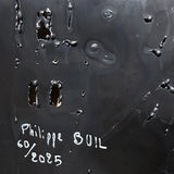 Металлическая табличка - Кот арлекин