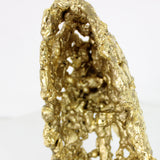 Cendrillon - Sculpture chaussure femme talon aiguille dentelle metal et or