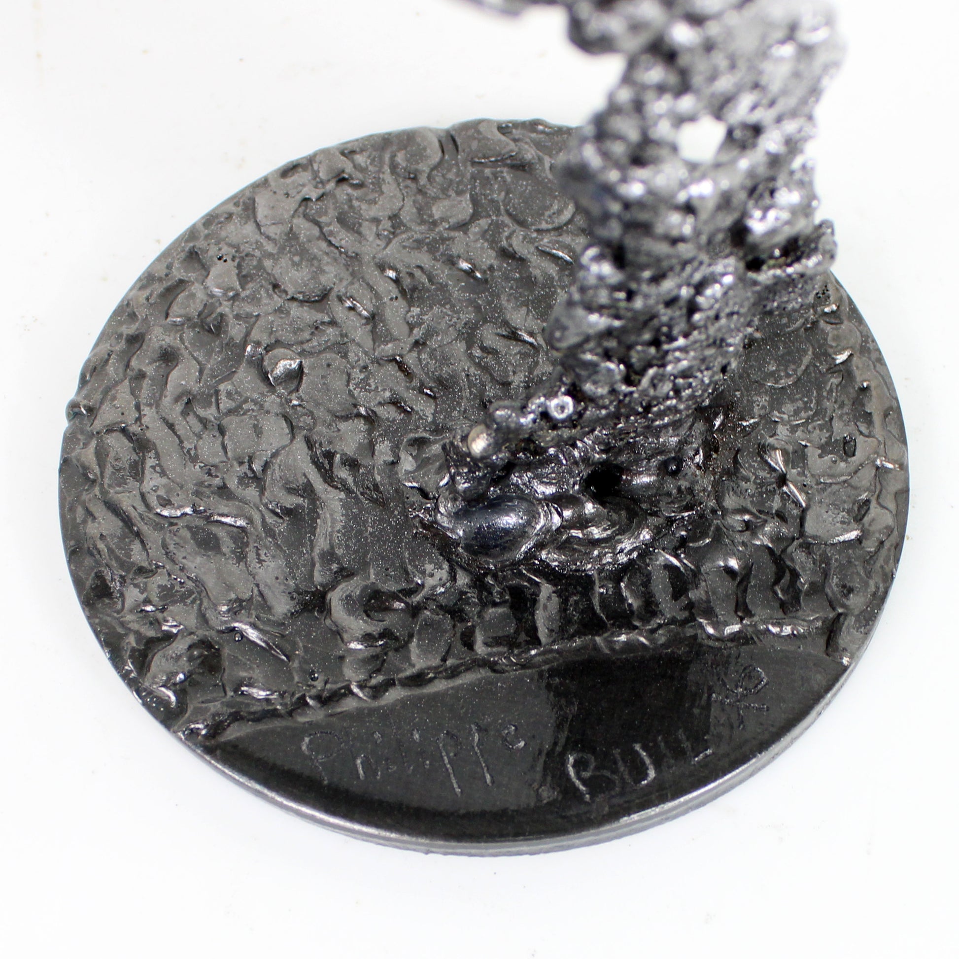 Pavarti Signature - Sculpture corps femme dentelle métal acier et chrome