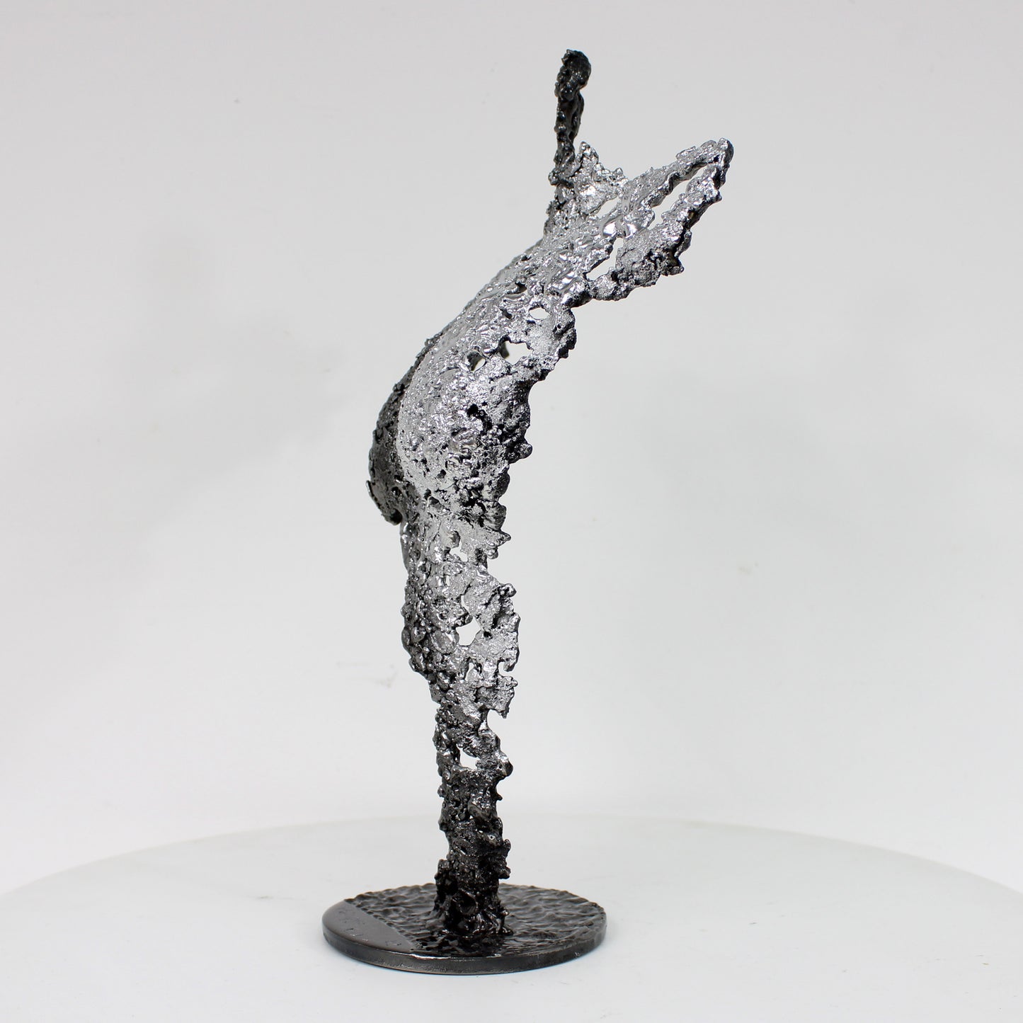 Pavarti Signature - Sculpture corps femme dentelle métal acier et chrome