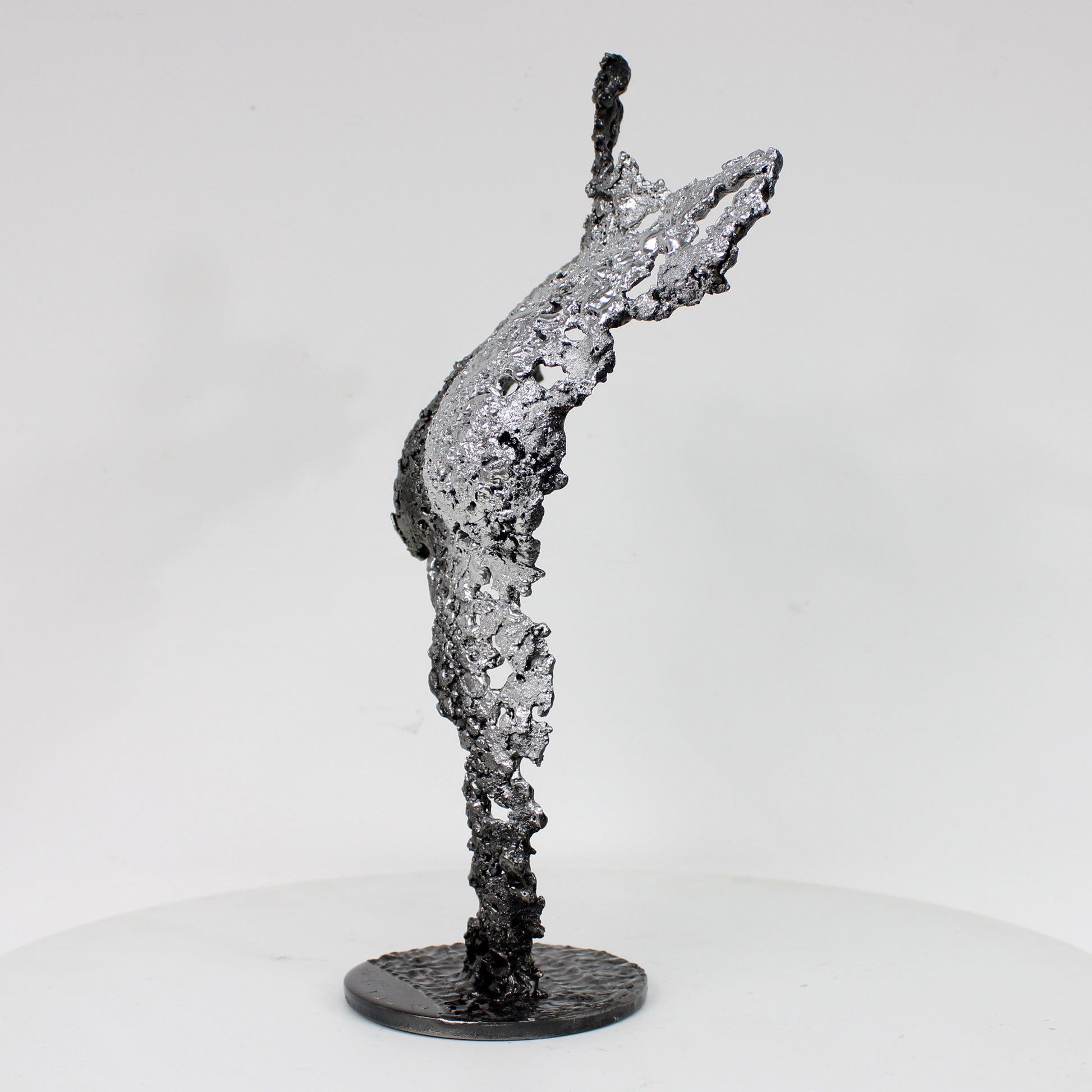 Pavarti Signature - Sculpture corps femme dentelle métal acier et chrome