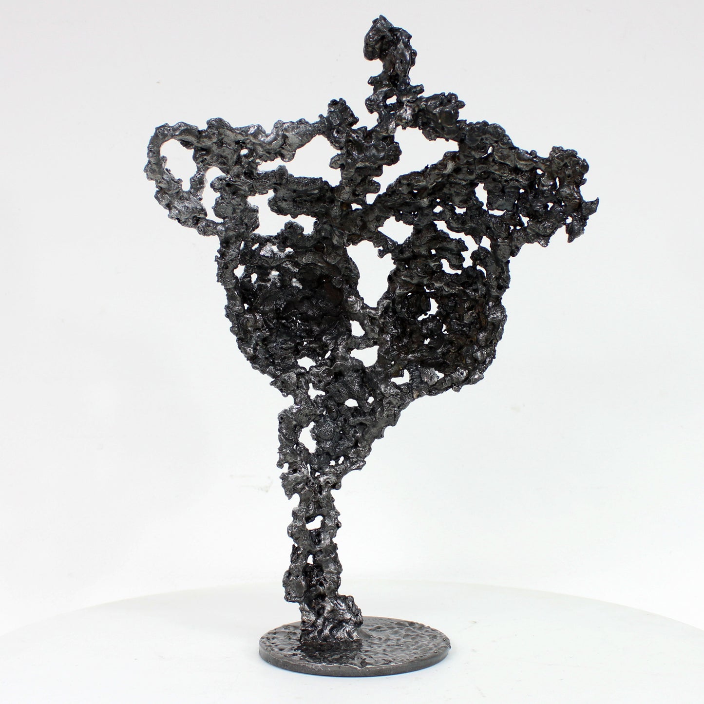 Pavarti Signature - Sculpture corps femme dentelle métal acier et chrome