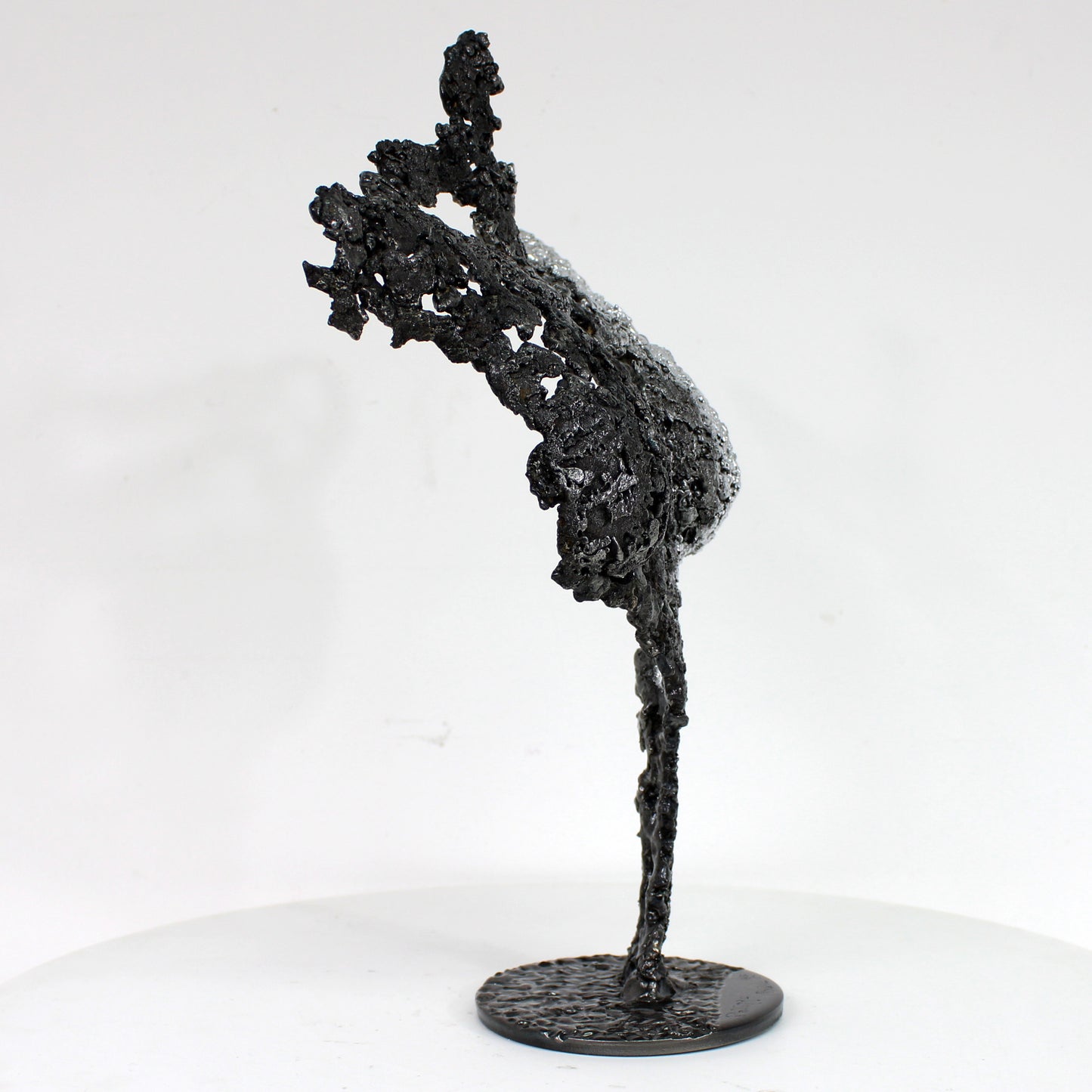 Pavarti Signature - Sculpture corps femme dentelle métal acier et chrome