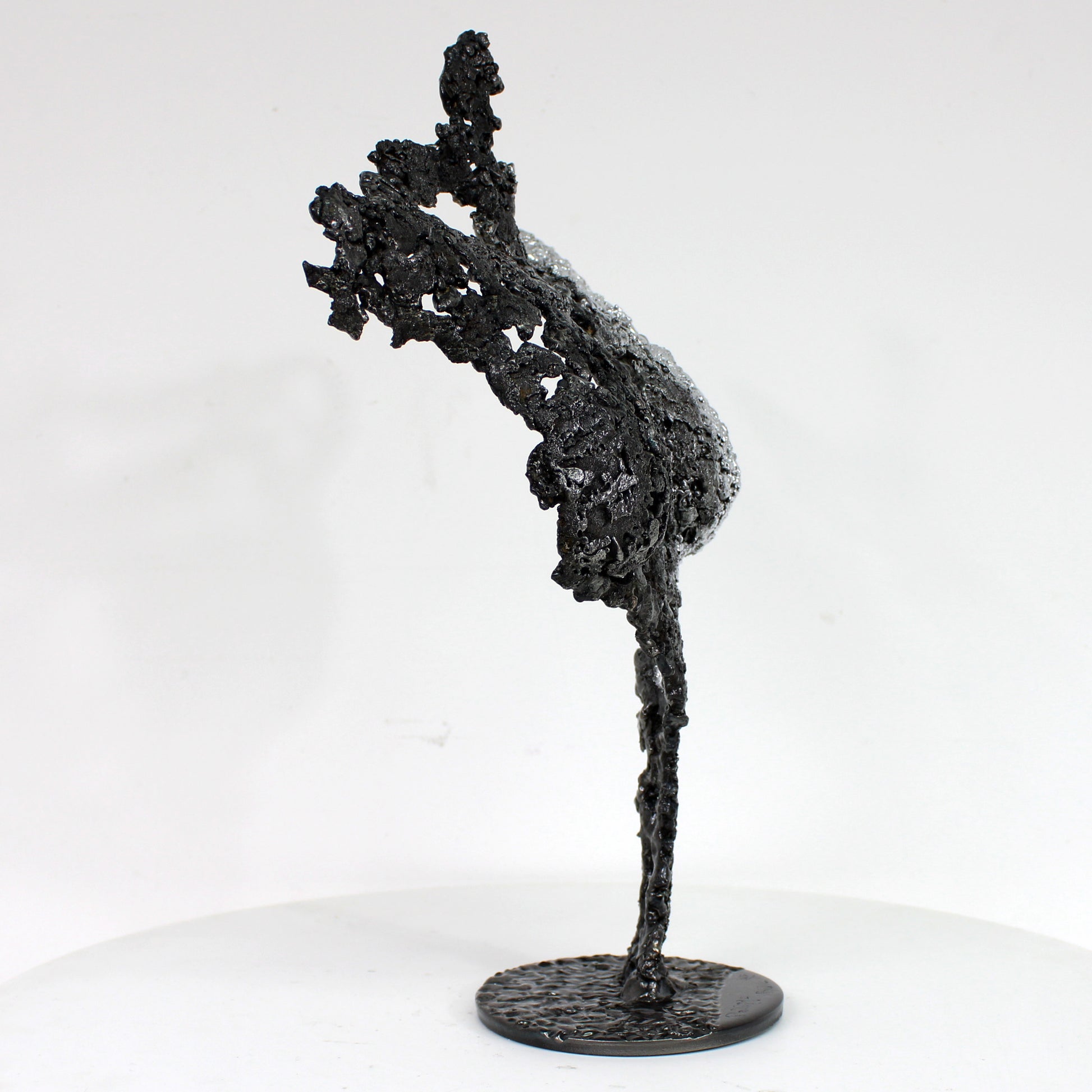 Pavarti Signature - Sculpture corps femme dentelle métal acier et chrome