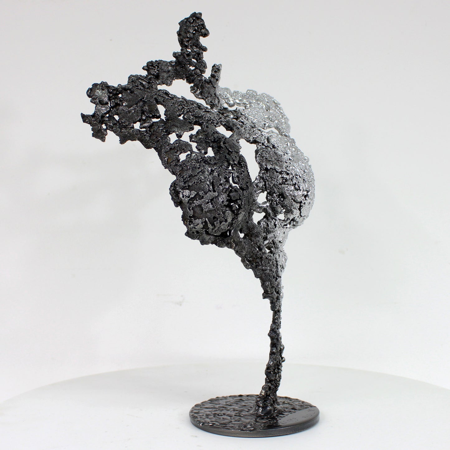 Pavarti Signature - Sculpture corps femme dentelle métal acier et chrome