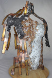 Kouros Doppelgänger - Sculpture torse masculin en bronze Acier et Aluminium - Buil